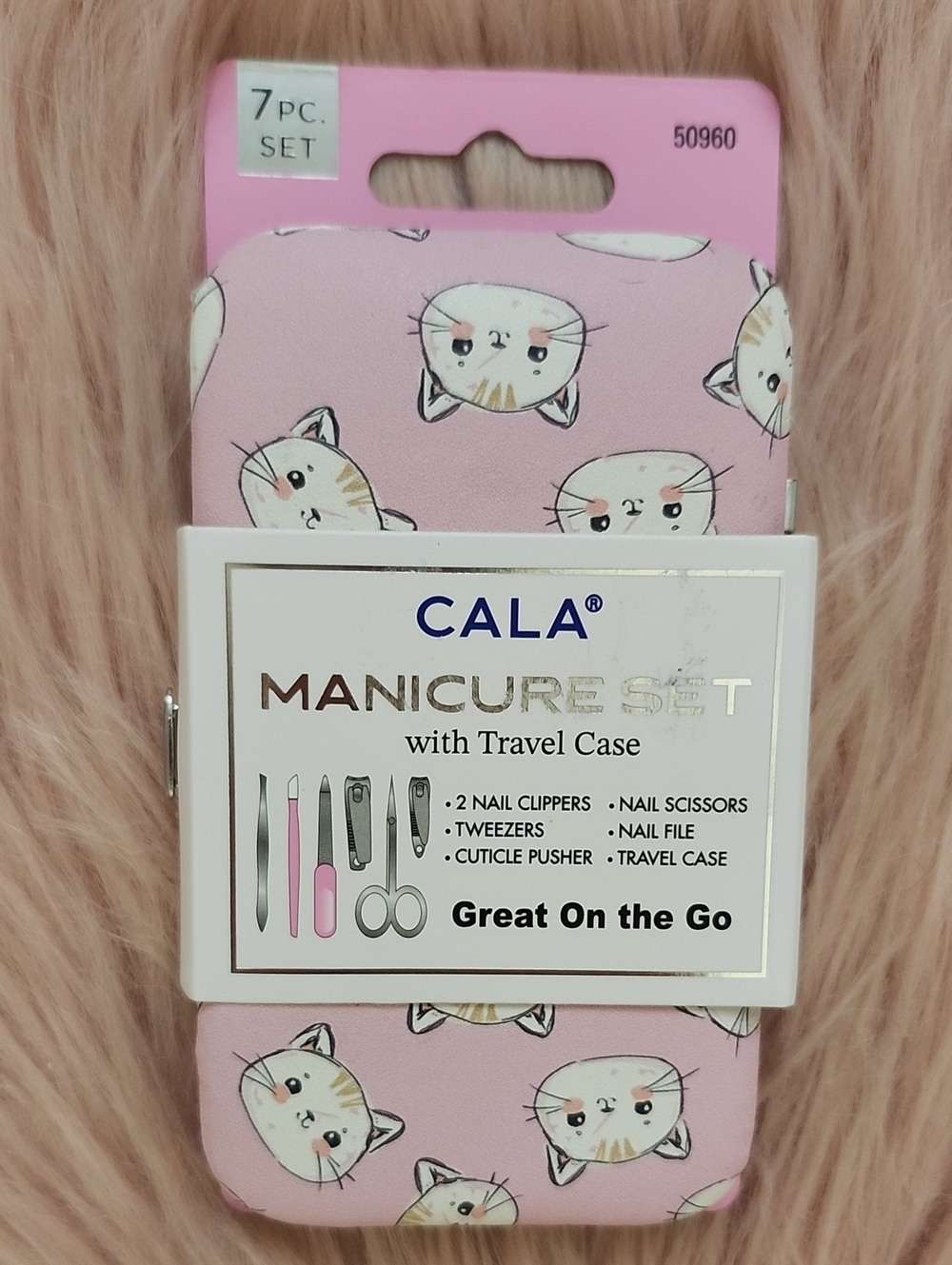 Brand New CALA MANICURE SET W/TRAVEL CASE-7PC